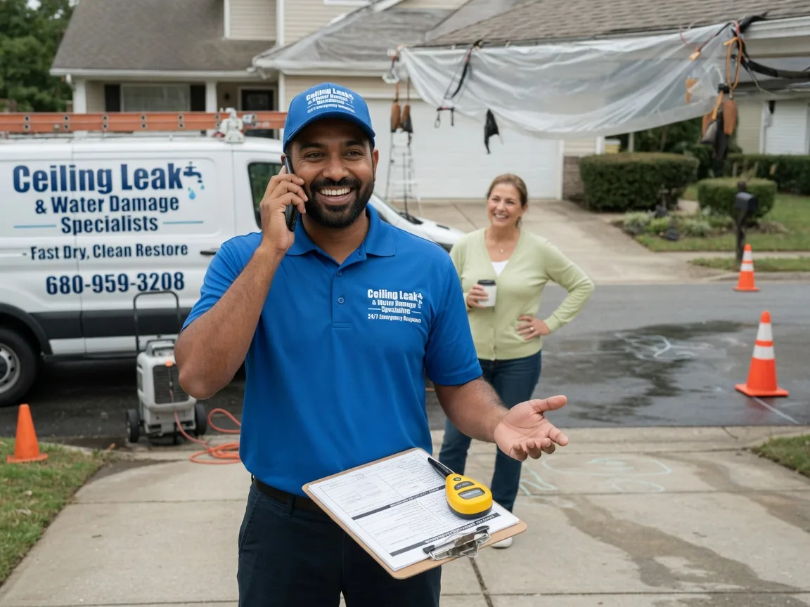 Ceiling Leak Cleanup Stamford, TX FAQs